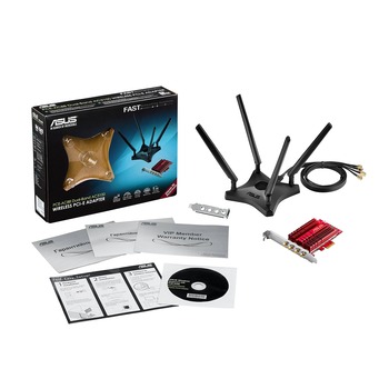 Asus AC3100 Dual Band PCIe Wi-Fi Adapter (90IG02H0-BM0000)