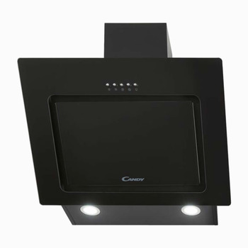 60cm Black Glass Hood