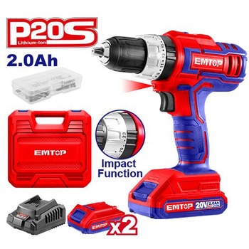 EMTOP LITHIUM-ION IMPACT DRILL