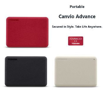 Toshiba Canvio Advance V10 (Black, Light Beige, Red)