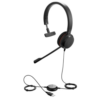 JABRA EVOLVE 20 MS STEREO USB HEADBAND MICROSOFT OPTIMIZED-2 Years Warranty