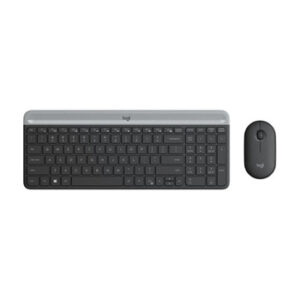 Slim Wireless Keyboard and Mouse Combo MK470 - GRAPHITE - FRA