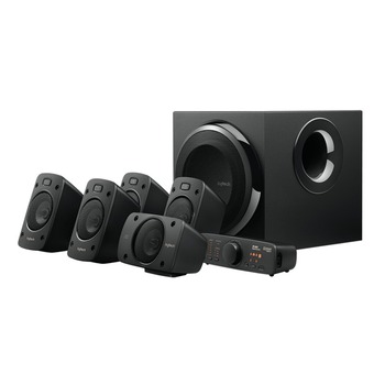 Logitech Z906 Surround Sound Speakers - HARDWIRED WITH EU PLUG