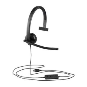 Logitech H570e Stereo USB Headset.WITH LEATHERETTE PAD